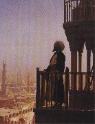 Jean - Leon Gerome Le Muezzin, the Call to Prayer. Sweden oil painting artist
